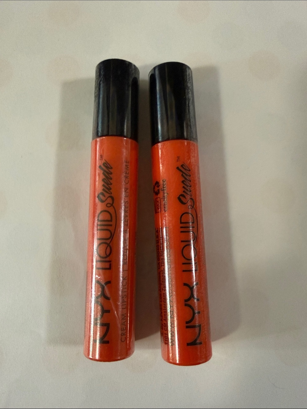 NYX Liquid Suede Cream Lipstick Duo -  Orange County